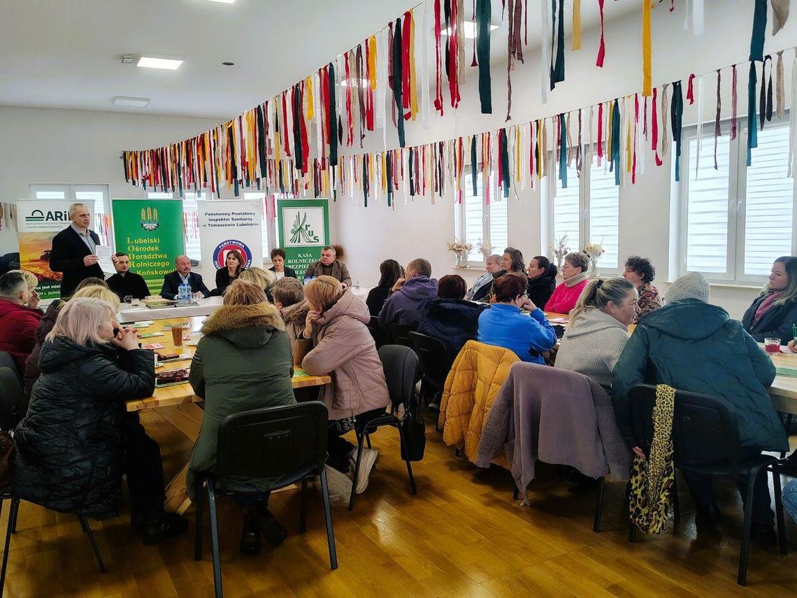 Szkolenie dla przedstawicielek Kół Gospodyń Wiejskich z terenu gminy Tomaszów Lubelski.