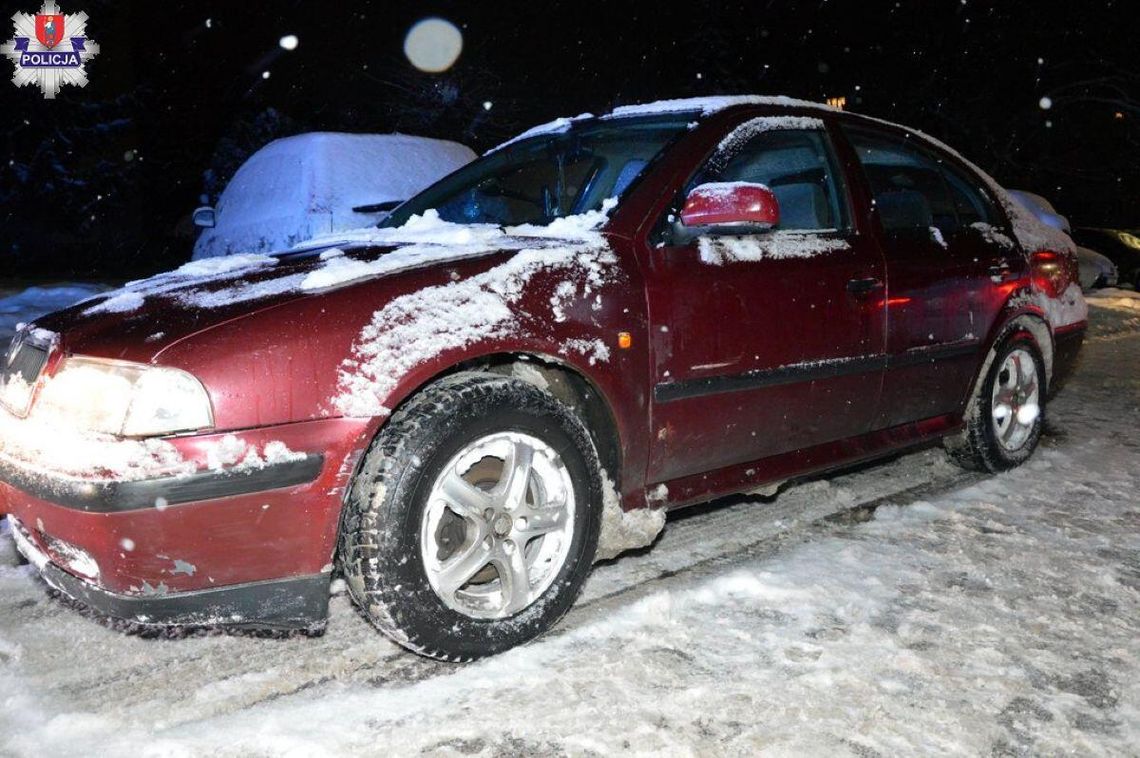 Kierujący skodą 45-latek z Zamościa w organizmie miał prawie 2,5 promila alkoholu.