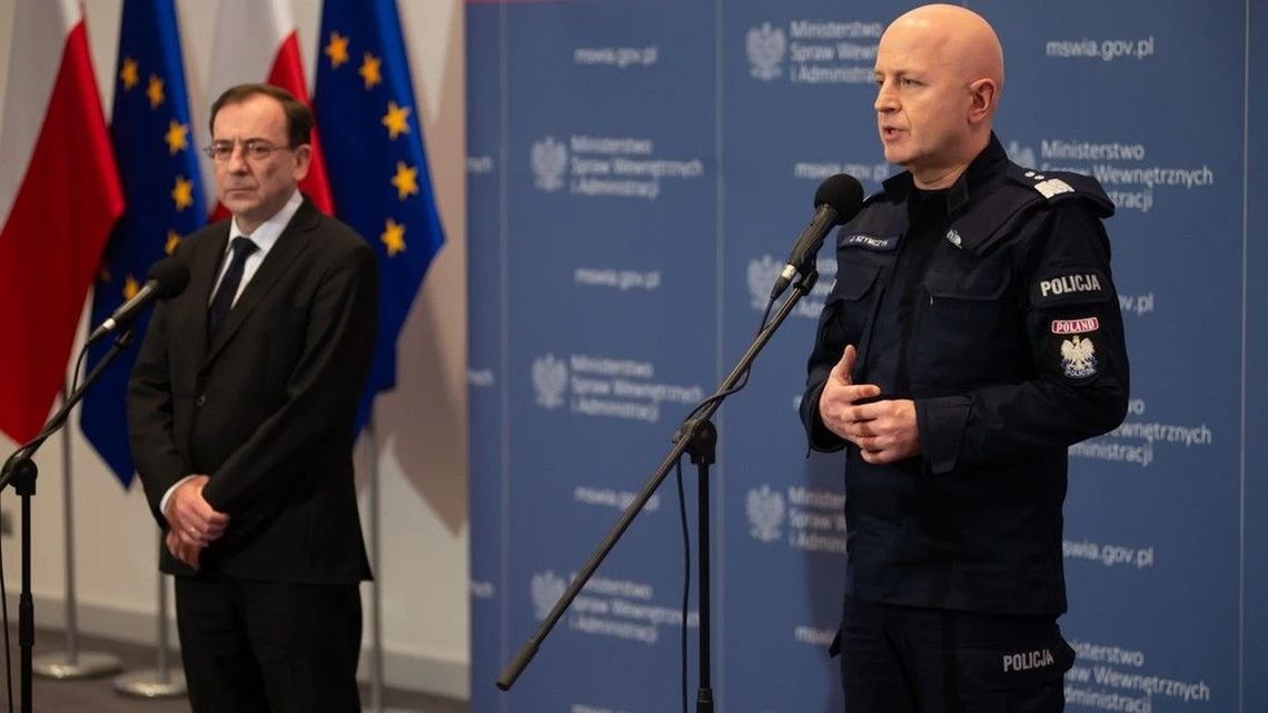 Od lewej: Minister Mariusz Kamiński i gen. Jarosław Szymczyk