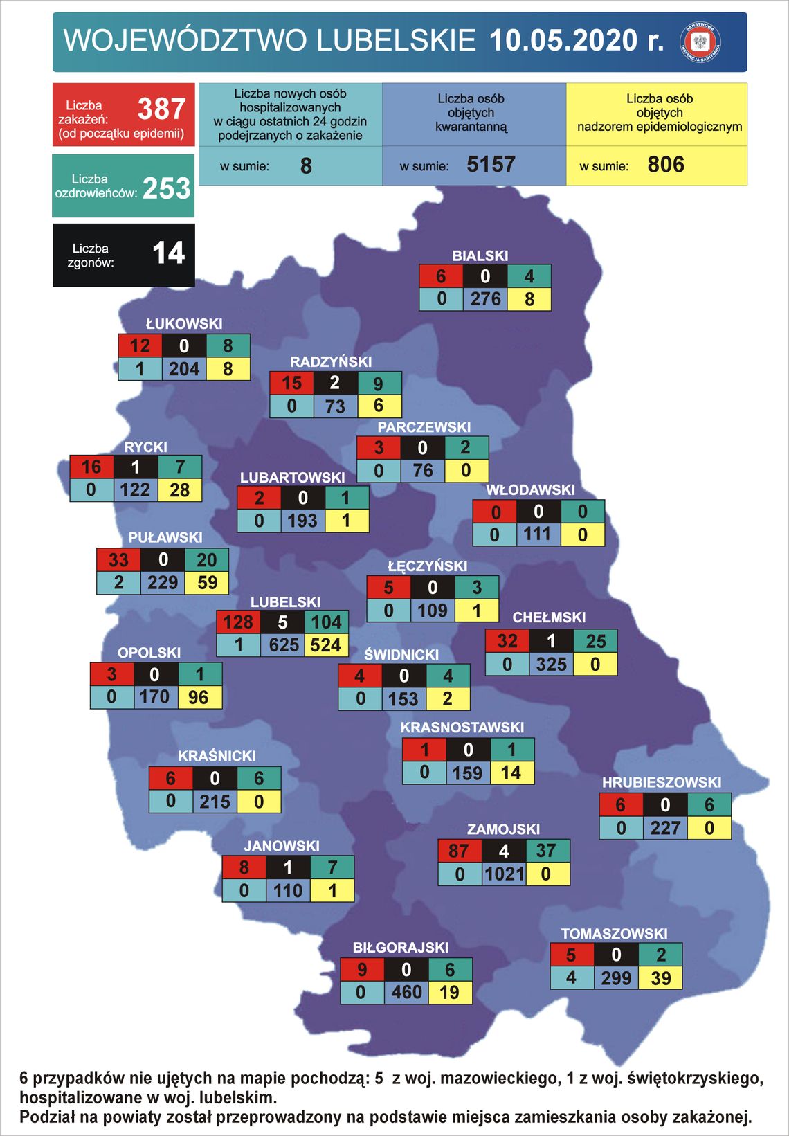 Koronawirus na Lubelszczyźnie. Więcej zdrowych niż chorych