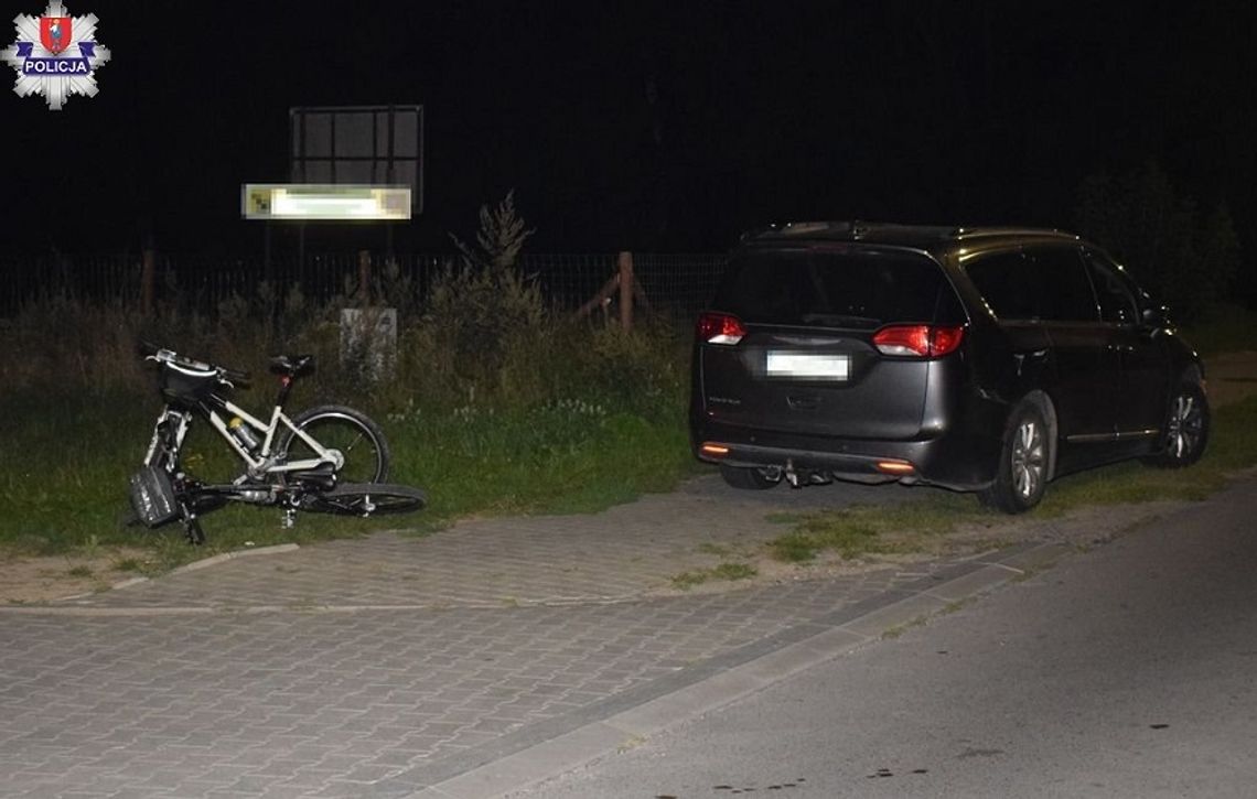 Krasnobród: Rowerzysta zderzył się z samochodem