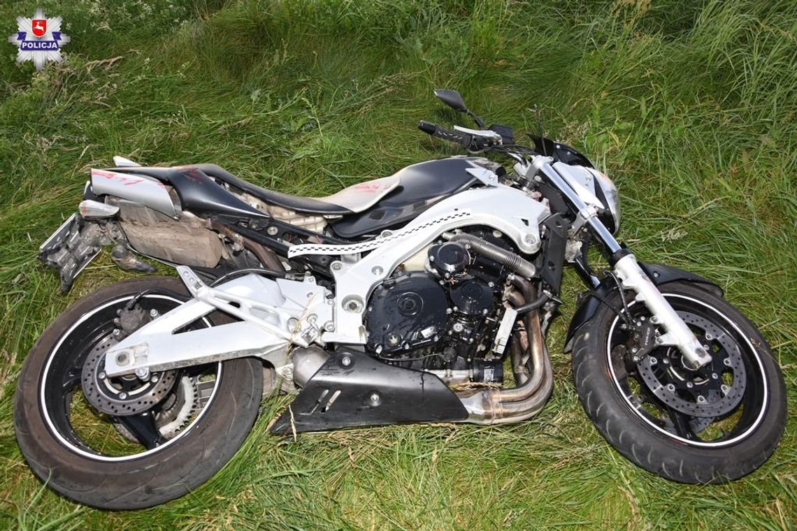 Krasnobród: Zderzenie motocykla z volkswagenem. Młody człowiek w szpitalu