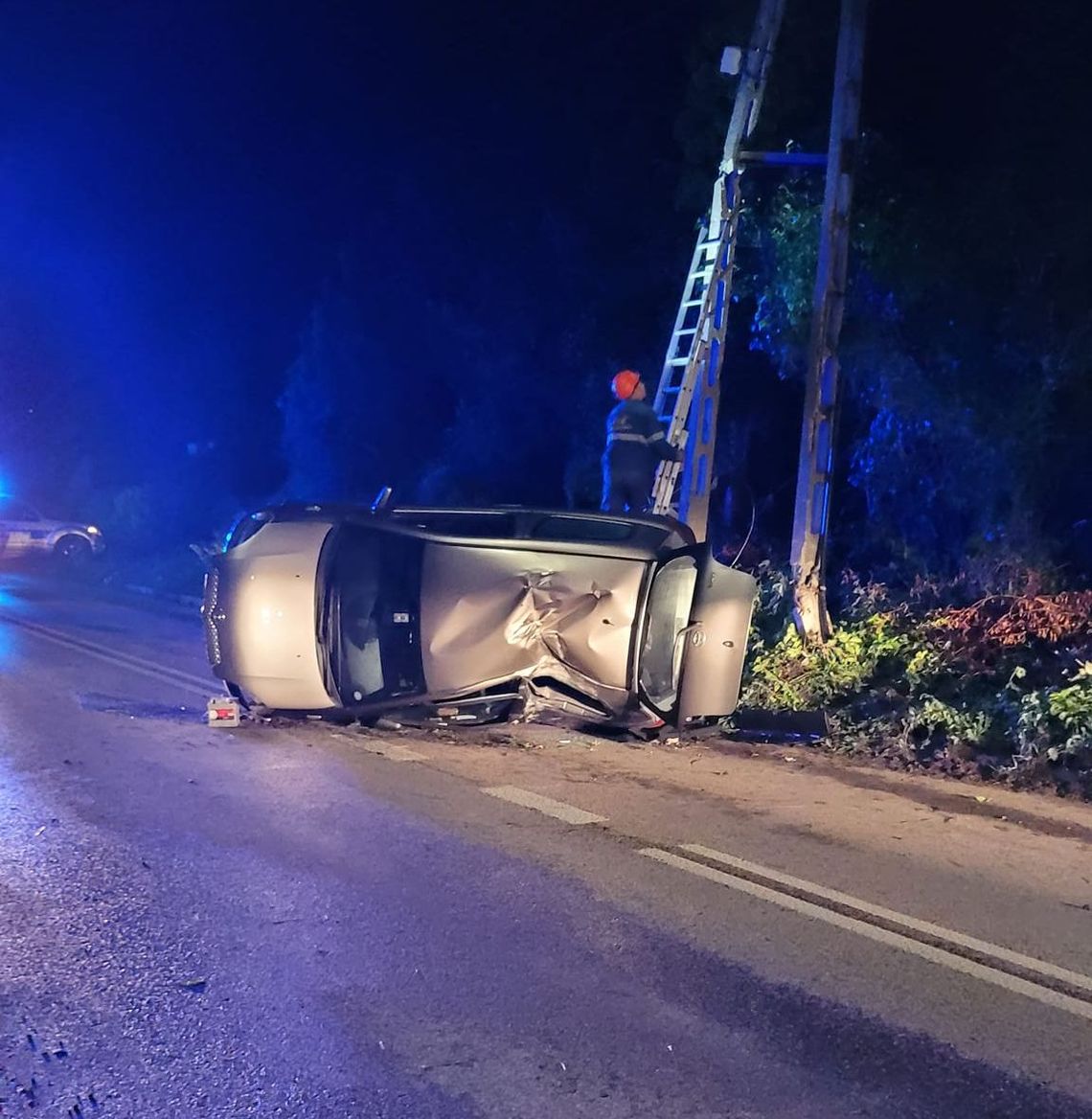 Za kierownicą toyoty yaris siedział 18-latek z Krasnegostawu.