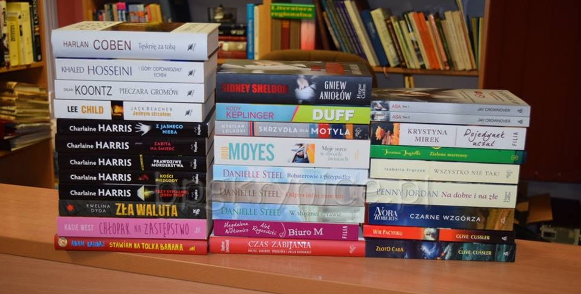 Krynice: Ponad 100 nowych książek w bibliotece