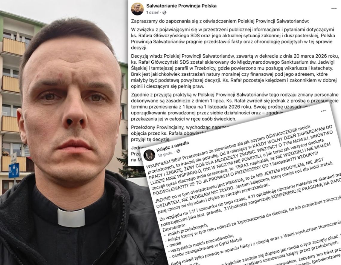 Znany z mediów społecznościowych „Ksiądz z osiedla” zmienia parafię.