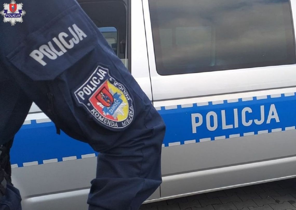 W Łabuniach 50-letni kierujący volkswagenem, żeby uniknąć kontroli drogowej, uciekał przed policjantami.