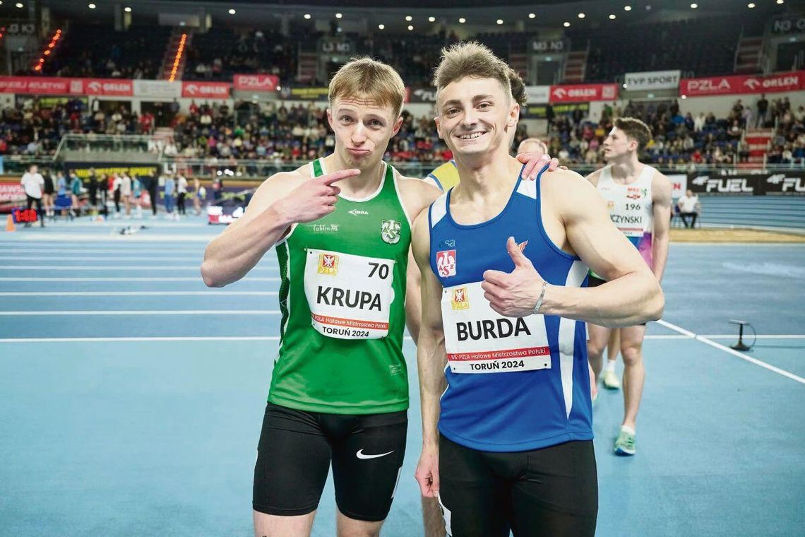 Lista reprezentantów AZS UMCS Lublin na mistrzostwa Polski seniorów w Bydgoszczy liczy 28 zawodniczek i zawodników. W tym gronie znalazła się m.in. oszczepniczka Magdalena Kata z Rogóźna (gm. Tomaszów Lubelski), wychowanka Tomasovii Tomaszów Lubelski, ale nie ma Patryka Krupy z Majdanu Ruszowskiego.