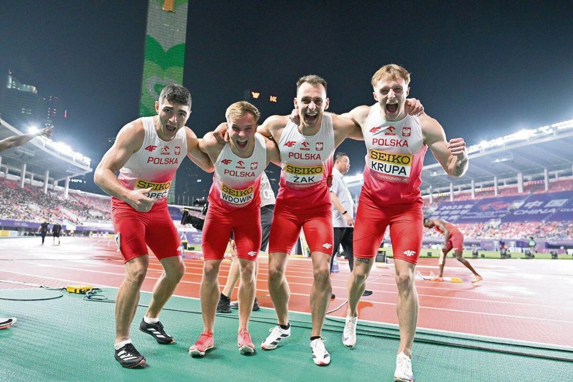 Sprinterzy Agrosu Zamość Dominik Kopeć i Monika Romaszko oraz wychowanek zamojskiego klubu, występujący dziś w barwach AZS UMCS Lublin Patryk Krupa reprezentowali Polskę w chińskim Kantonie, w siódmej edycji zawodów World Relays.