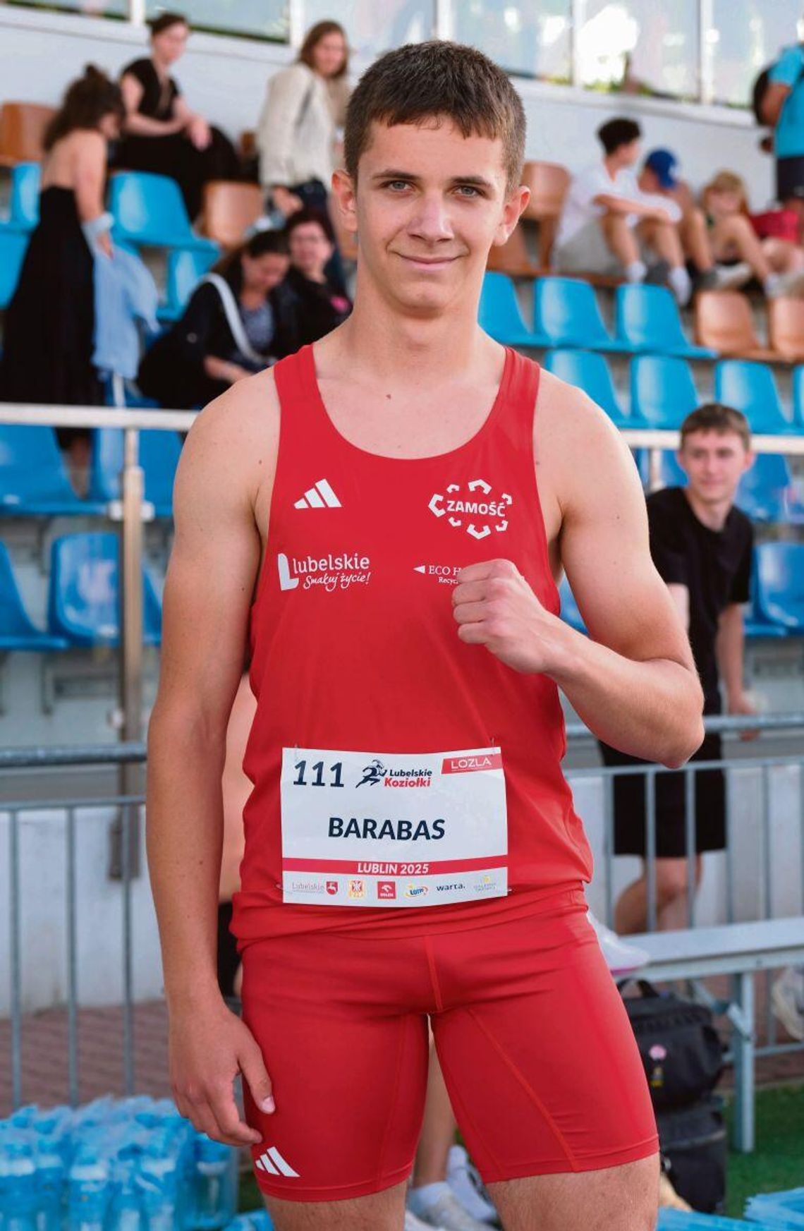 Lekkoatletyka: Szymon Barabas poprawił swój rekord życiowy i sumiennie trenuje Szymon Barabas