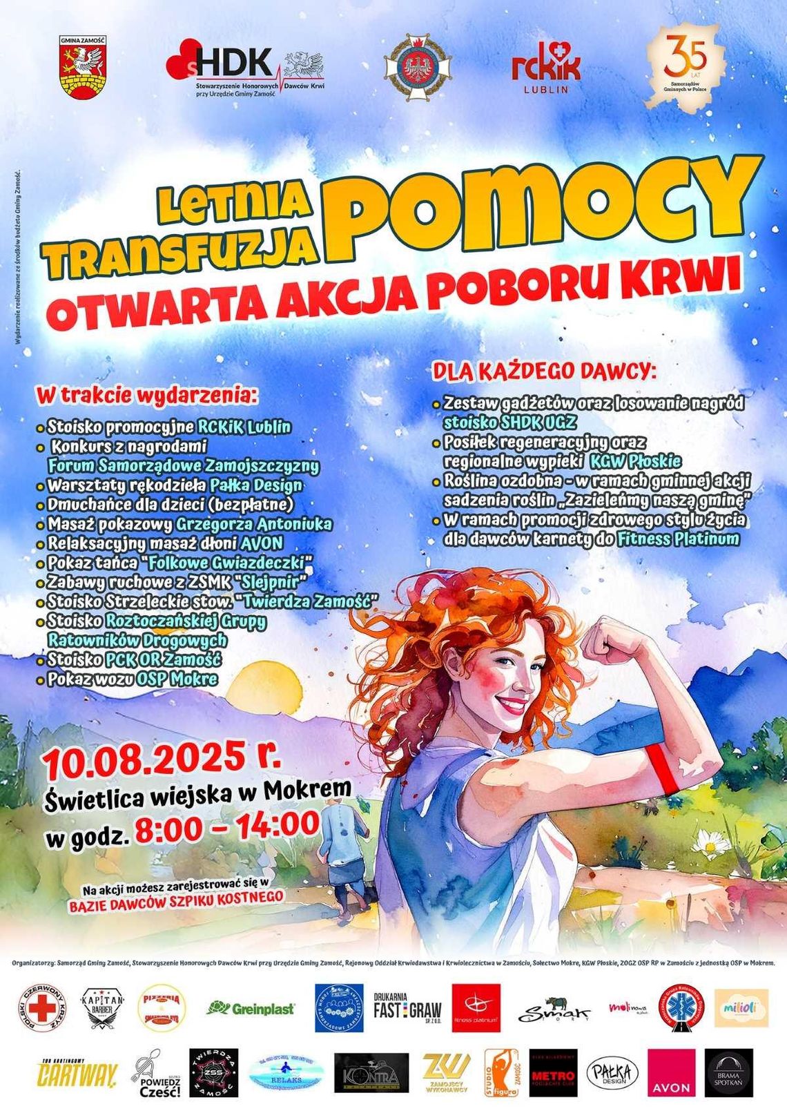 Letnia Transfuzja Pomocy w Mokrem. Oddaj krew i odbierz wyjątkowe nagrody Letnia Transfuzja Pomocy w Mokrem. Oddaj krew i odbierz wyjątkowe nagrody