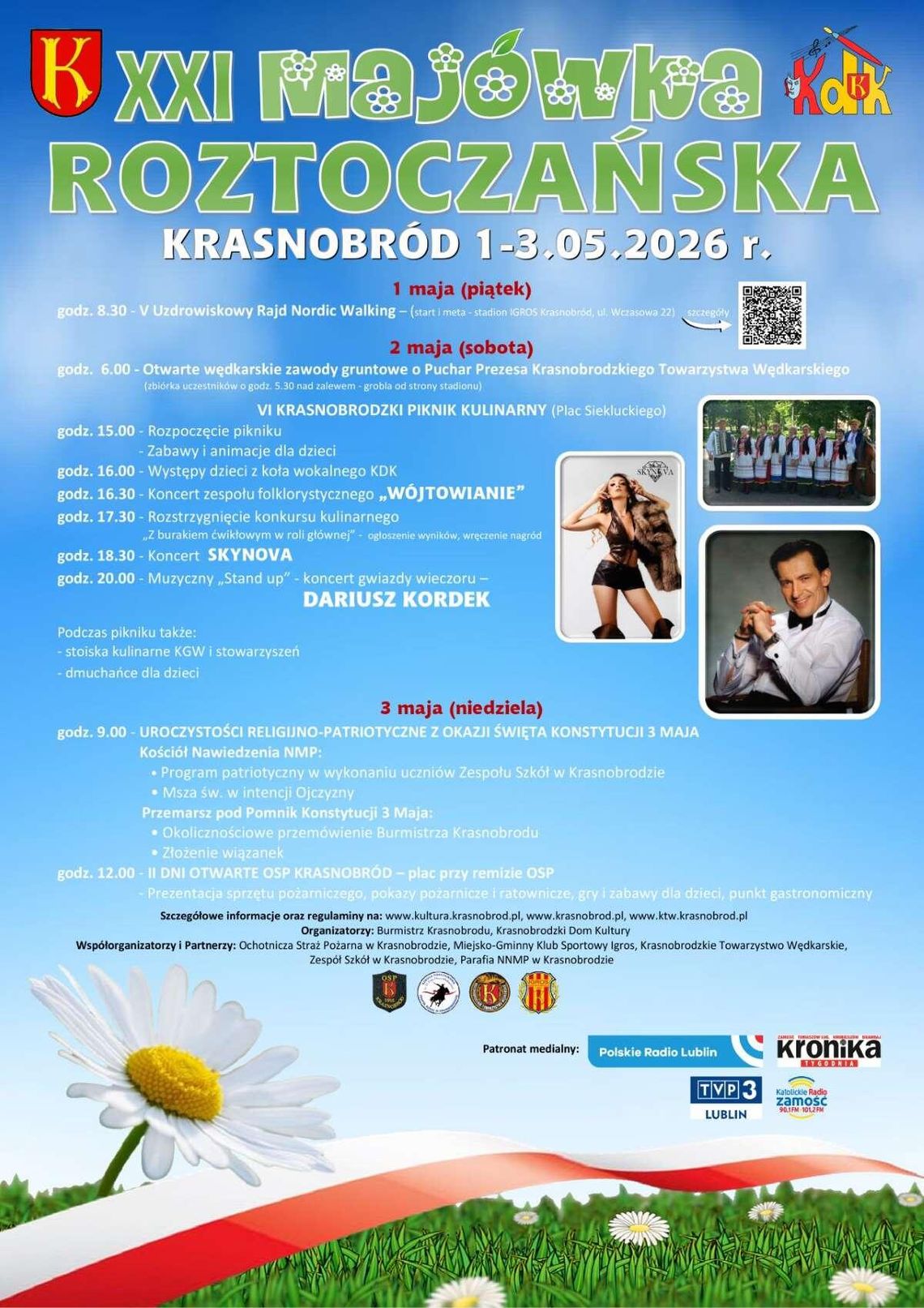 Majówka Roztoczańska w Krasnobrodzie. Trzy dni atrakcji, koncertów i rodzinnej zabawy