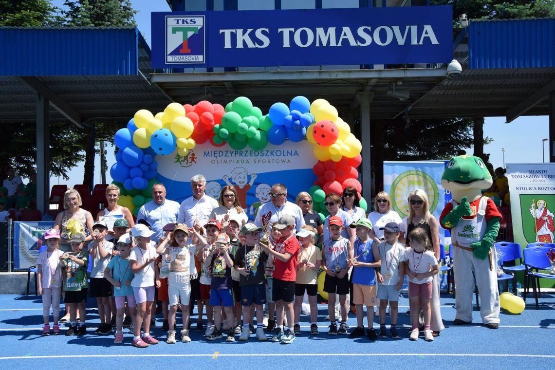 W poniedziałek, 16 czerwca na stadionie OSiR „Tomasovia” odbyła się Międzyprzedszkolna Olimpiada Sportowa.