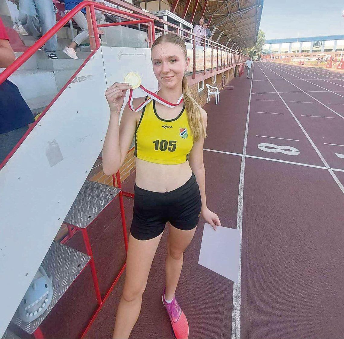 W sobotę, 7 września Gabriela Tarnowska wywalczyła w Białymstoku złoty medal w chodzie na dystansie 3000 m podczas międzywojewódzkich mistrzostw młodzików U16, punktowanych w ministerialnym systemie sportu młodzieżowego.