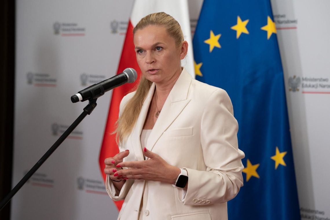Barbara Nowacka, ministra edukacji narodowej.
