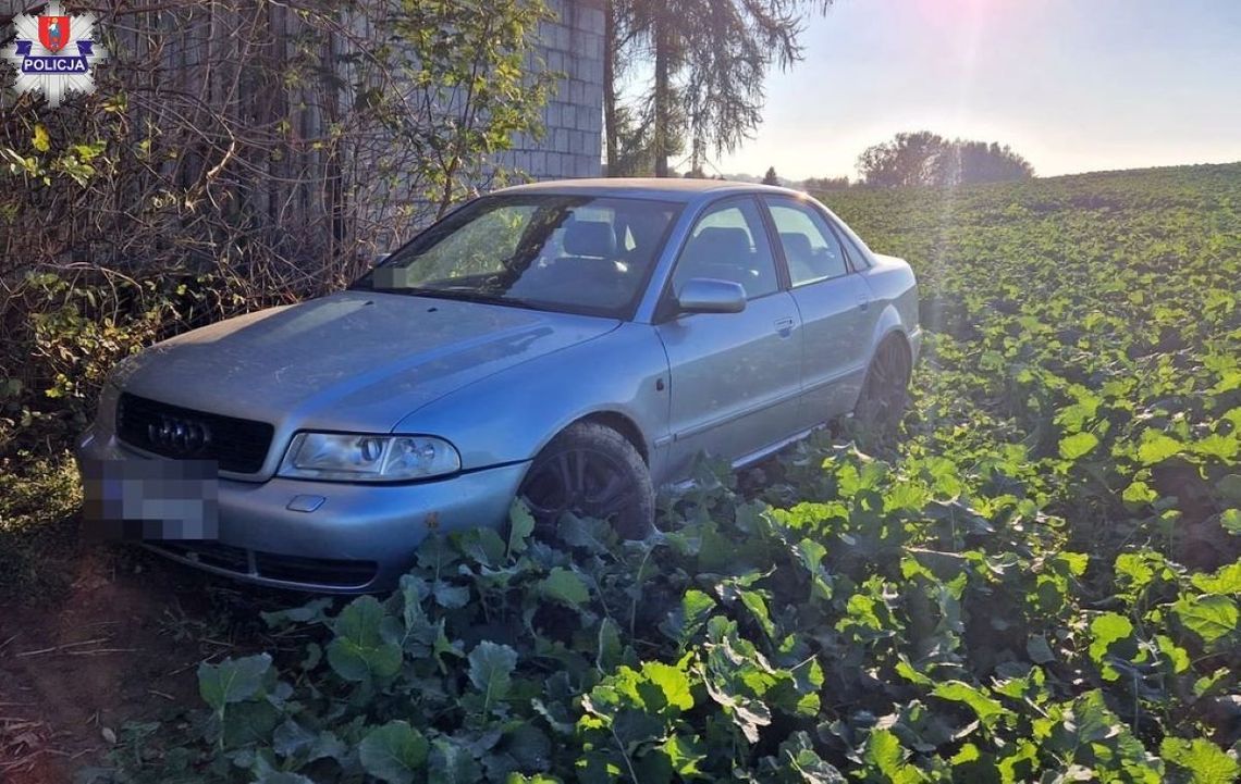 Kierowca Audi uciekał przed policjantami. Był nietrzeźwy, poszukiwany, z dożywotnim sądowym zakazem i decyzją o cofnięciu uprawnień.