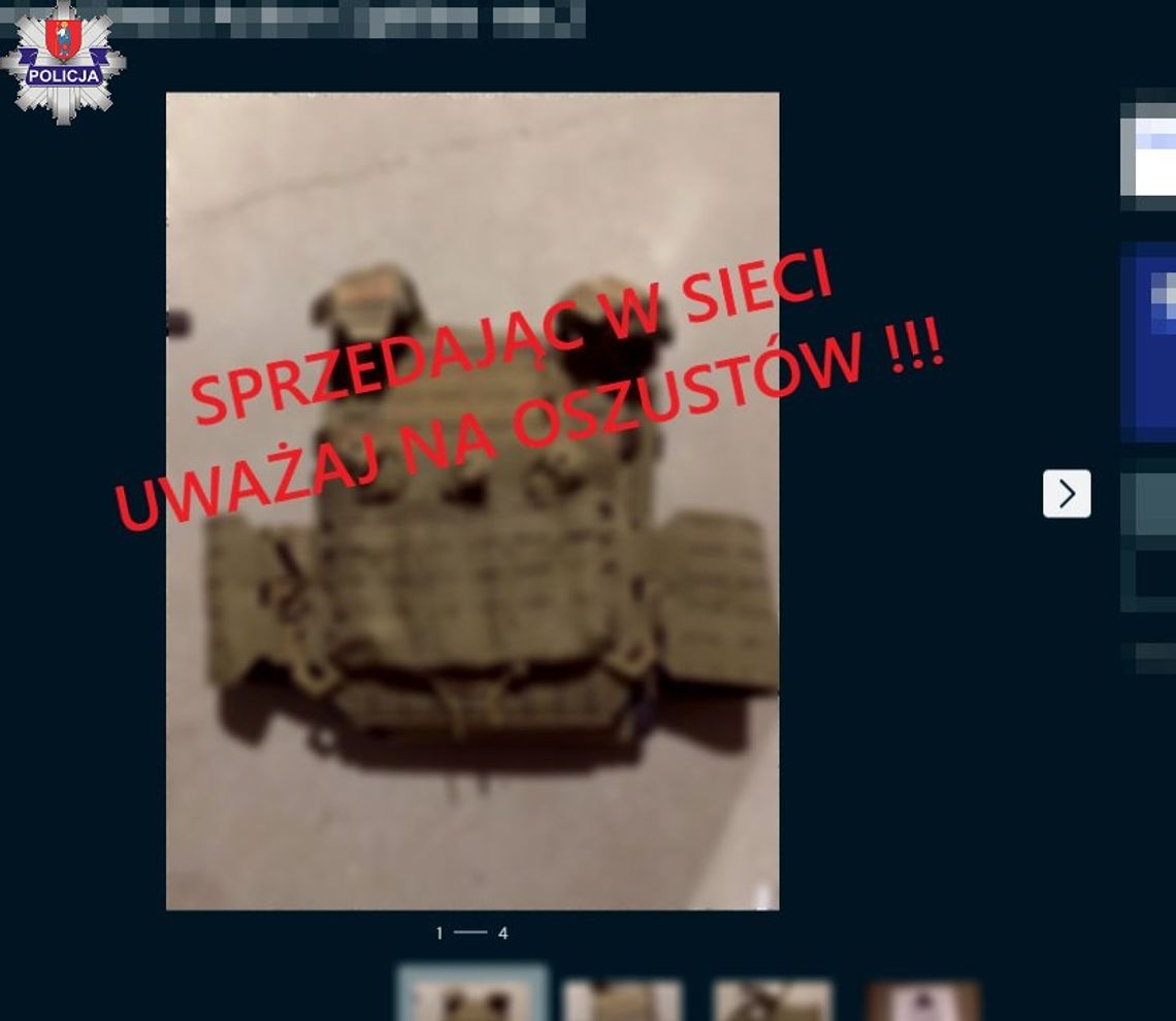 Mieszkaniec powiatu zamojskiego miał sprzedać kamizelkę. Po telefonie od "kupującego" zwiększył limit przelewów i zatwierdził przelewy i stracił 9 tys. złotych.