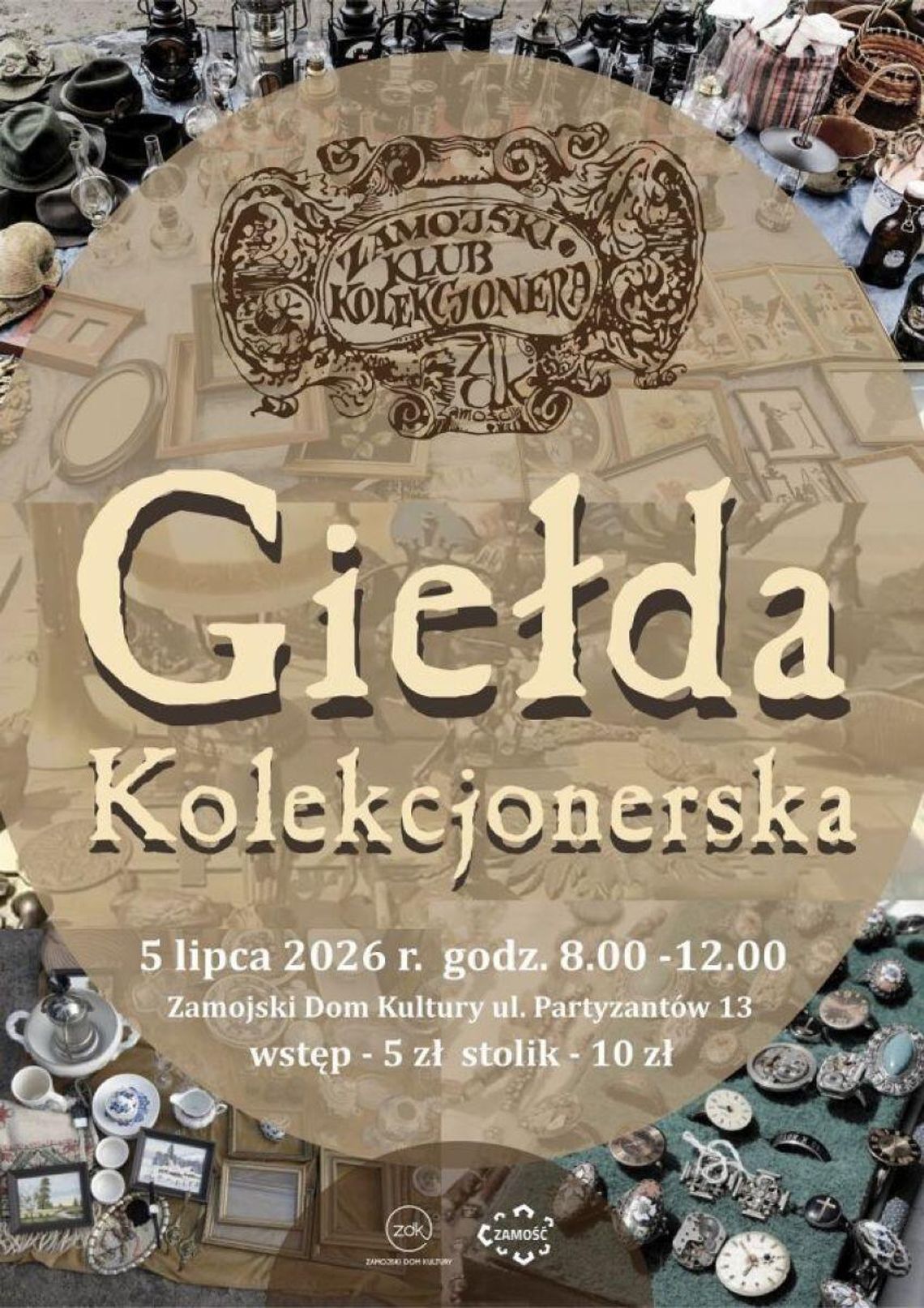 Miało jej nie być, ale będzie. Giełda Kolekcjonerska w Zamościu W niedzielę (5 lipca) znów odbędzie się w Zamojskim Domu Kultury.