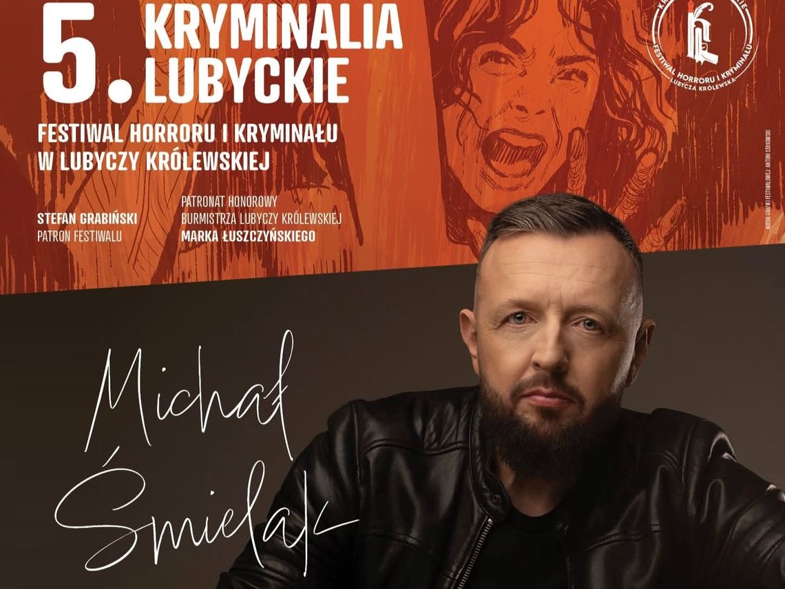 Michał Śmielak "Miasto śmierci". Spotkanie z pisarzem to ciąg dalszy Kryminaliów Lubyckich Spotkanie autorskie z Michałem Śmielakiem organizowane jest w ramach 5. Kryminaliów Lubyckich.