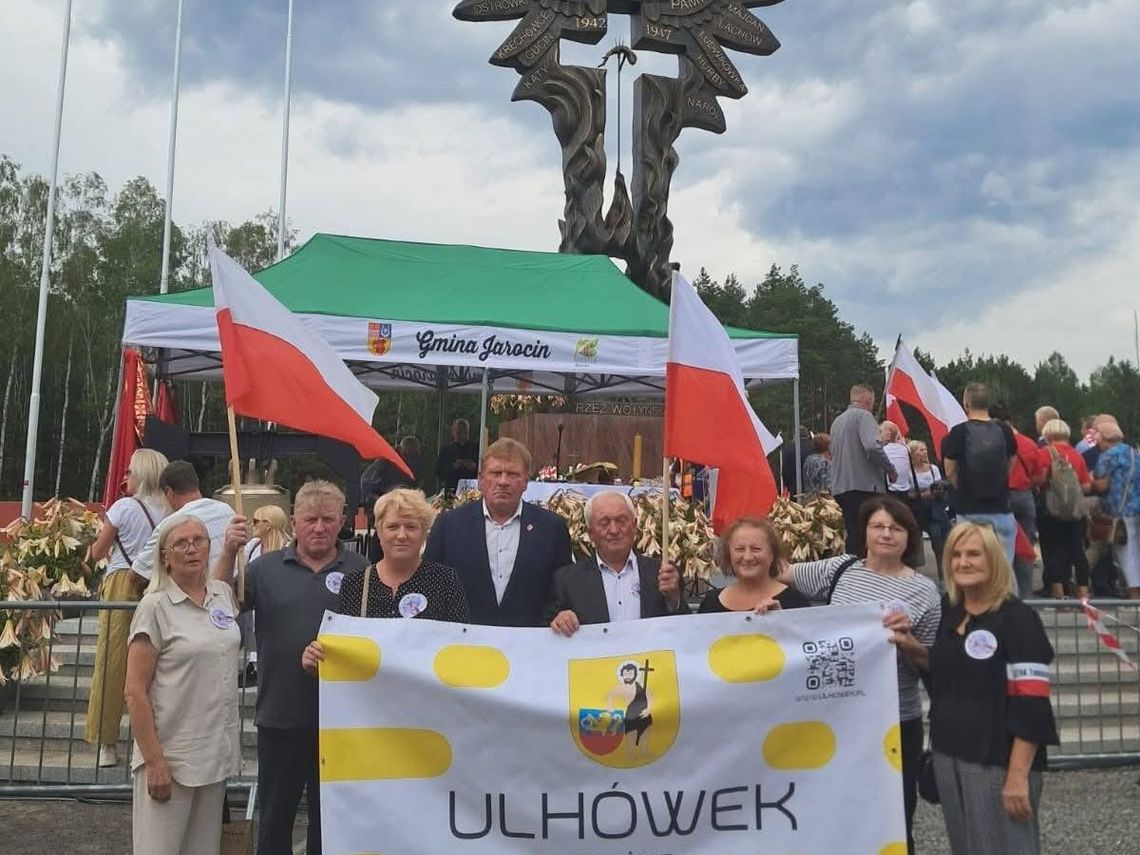 Delegacja z gminy Ulhówek w Domostawie.