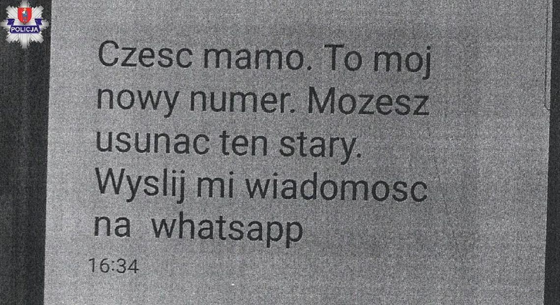 Mieszkanka powiatu zamojskiego uwierzyła oszustowi podającemu się za jej syna