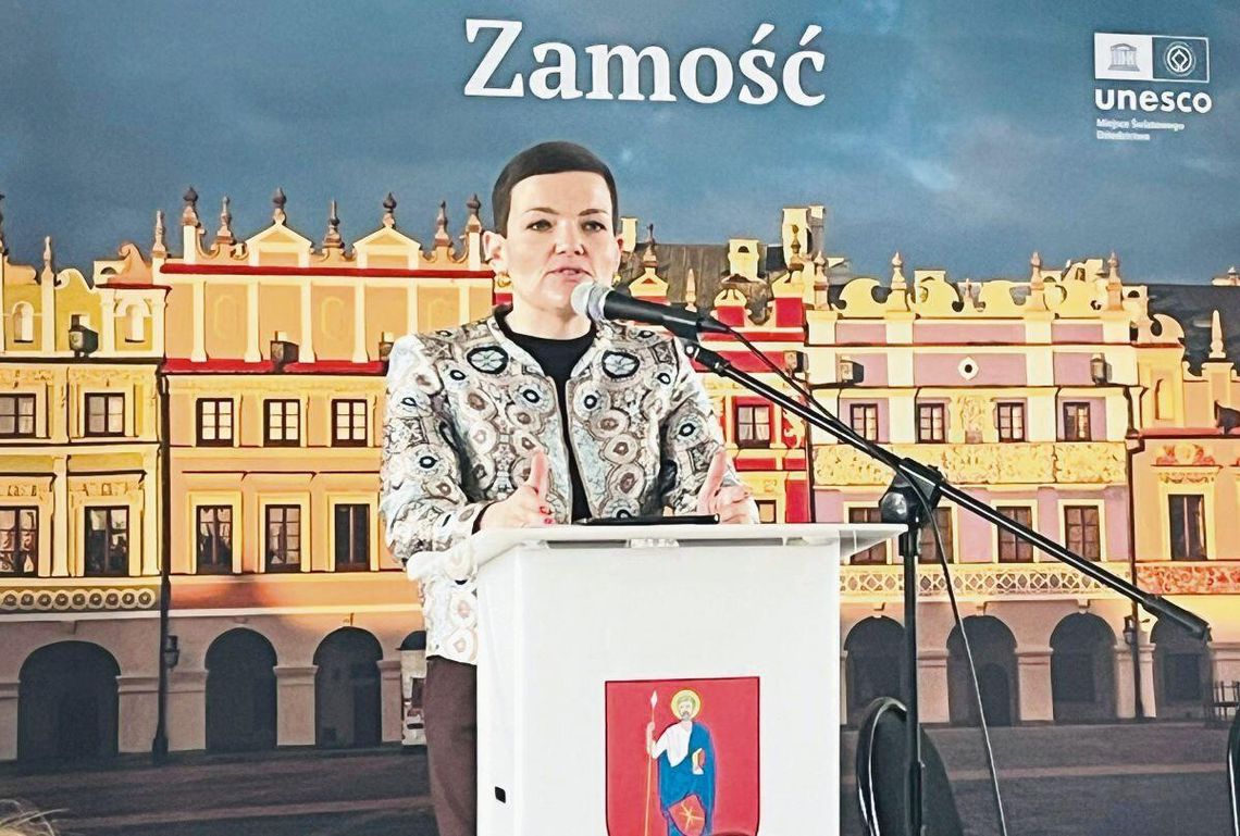 Ministerstwo kultury deklaruje wsparcie w ratowaniu Pałacu Zamoyskich Minister kultury i dziedzictwa narodowego Marta Cienkowska wzięła udział w konferencji „Pałac Zamoyskich w Zamościu – dziedzictwo Rzeczypospolitej, wspólne zobowiązanie”. – Zaangażujemy się tak bardzo, jak to możliwe, również finansowo – zadeklarowała pani minister pomoc w ratowaniu zabytku.