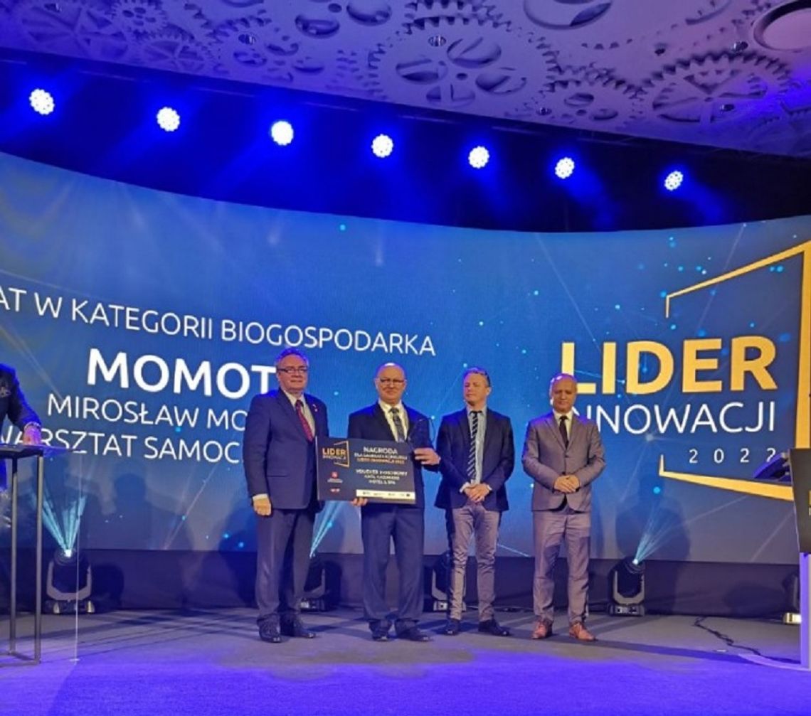 Mirosław Momot laureatem konkursu „Lider Innowacji"! Dostał tytuł Ambasadora Lubelskich Funduszy Europejskich