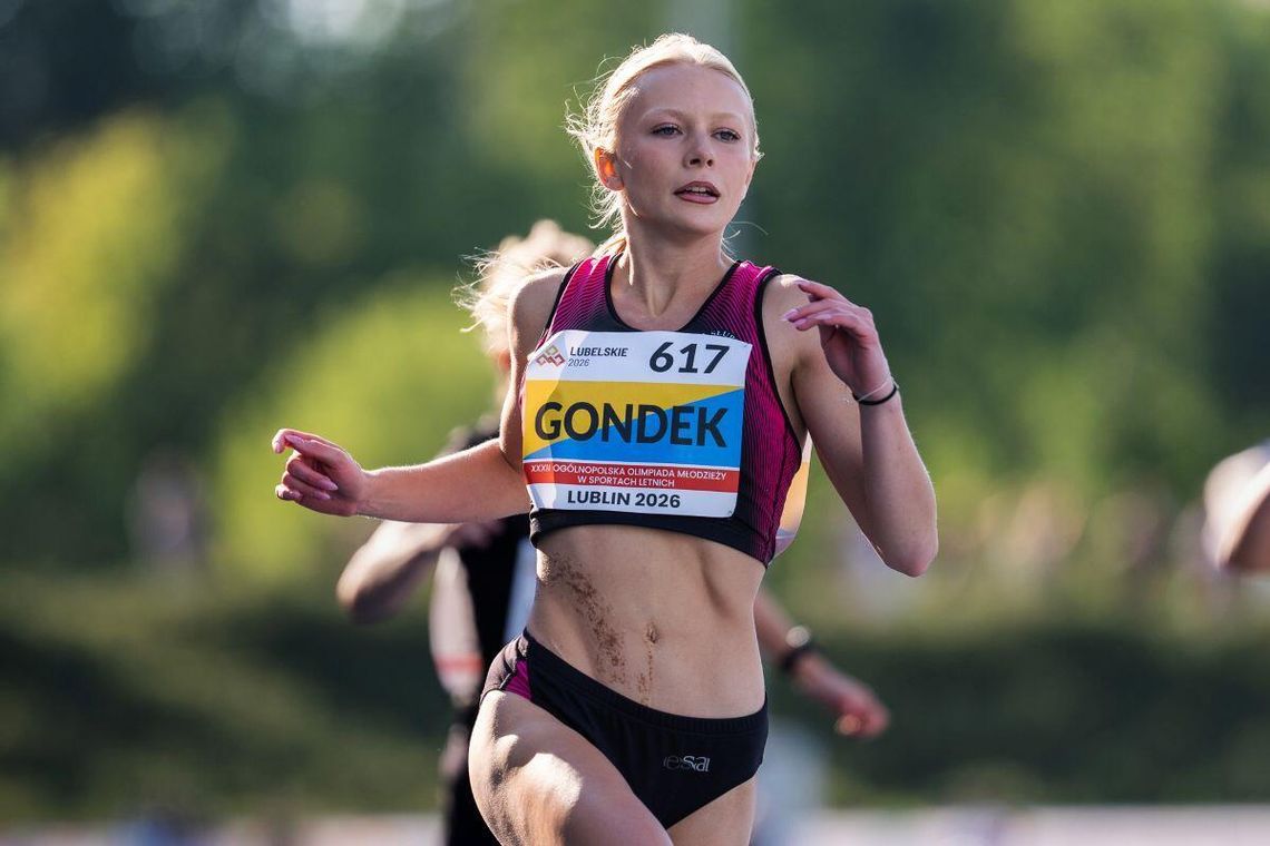 Najlepsi polscy lekkoatleci w wieku do 18 lat nie zawiedli w Lublinie Maja Gondek obroniła tytuł mistrzyni Polski juniorek młodszych U18 w biegu na 100 m.