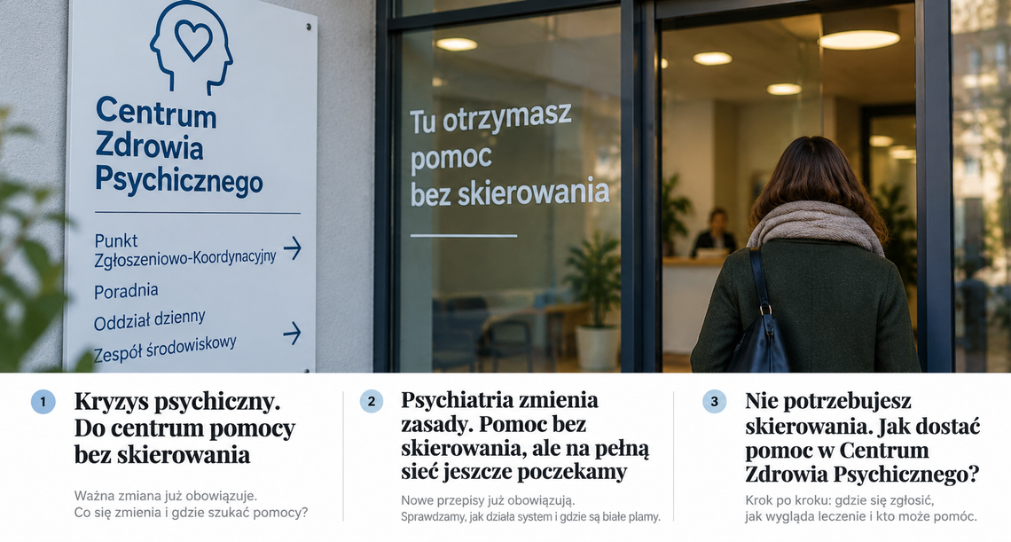 Reforma ma poważne ograniczenie: sieć Centrów Zdrowia Psychicznego nadal nie obejmuje całej Polski.