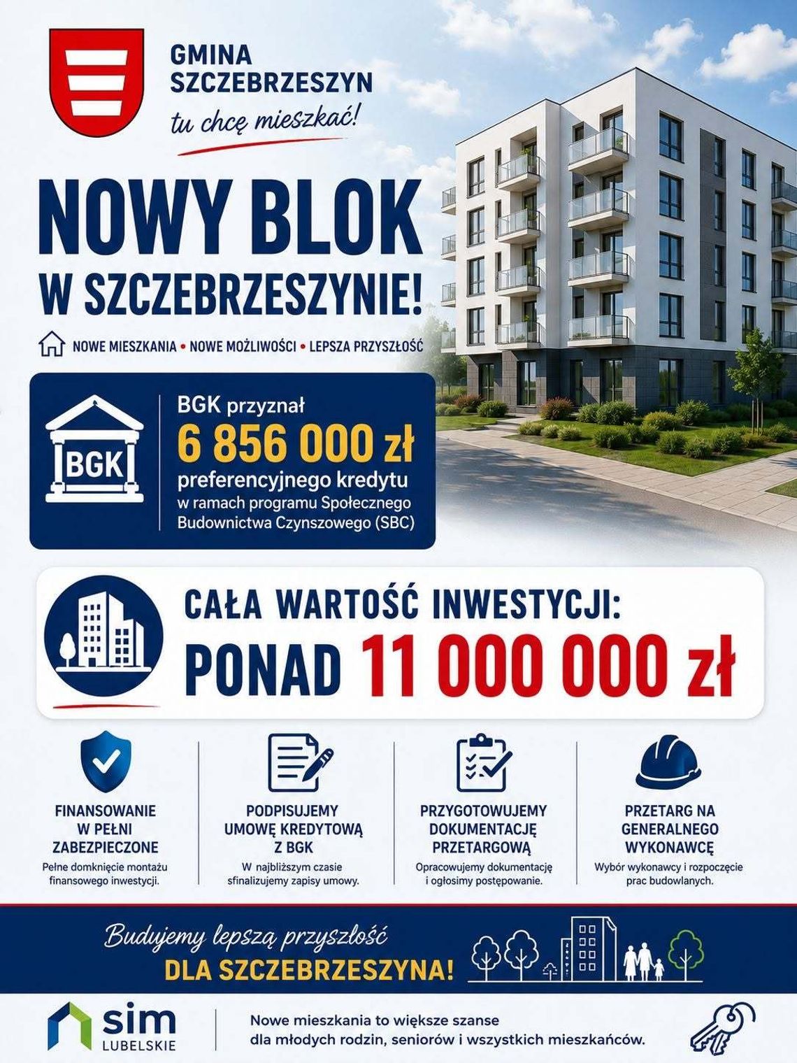 Nowe mieszkania w Szczebrzeszynie Nowe mieszkania w Szczebrzeszynie