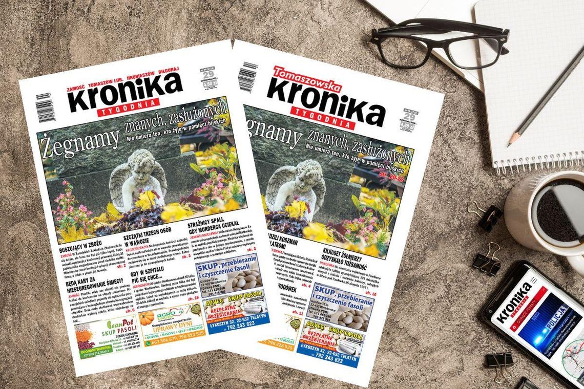 Najnowszy numer "Kroniki Tygodnia" kupicie już jutro, we wtorek 29 października. Szukajcie go w punktach sprzedaży.