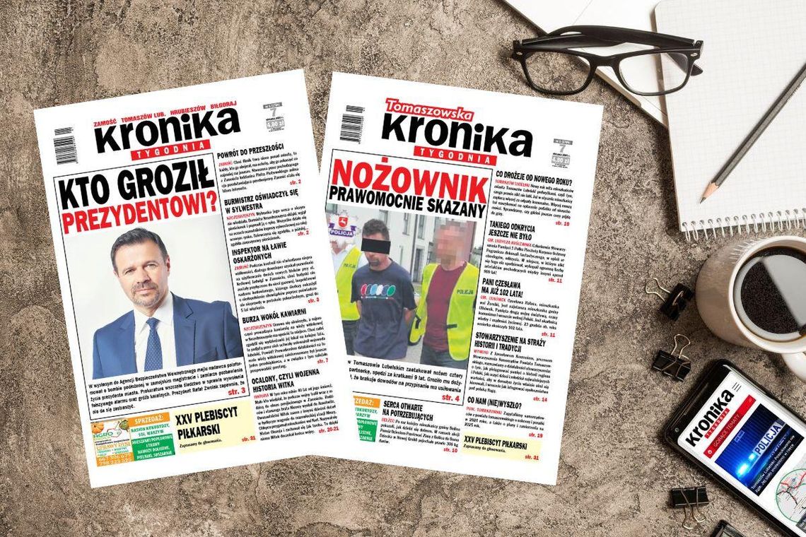 Najnowszy numer "Kroniki Tygodnia" kupicie już jutro, we wtorek 7 stycznia 2025 r.