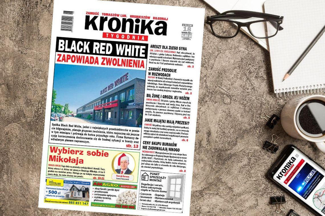 Najnowszy numer "Kroniki Tygodnia" kupicie już 18 listopada.