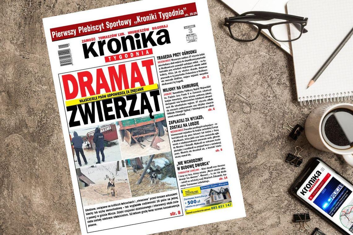 Nowe wydanie "Kroniki Tygodnia" już 3 lutego w sprzedaży! Sprawdź, o czym piszemy Najnowszy numer "Kroniki Tygodnia" kupicie już 3 lutego. Szukajcie go w punktach sprzedaży.