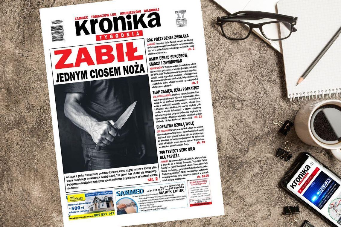 Najnowszy numer "Kroniki Tygodnia" kupicie już we wtorek 17 czerwca 2025.