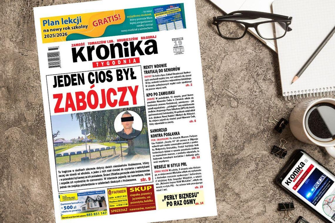 Najnowszy numer "Kroniki Tygodnia" w sprzedaży od 19 sierpnia.