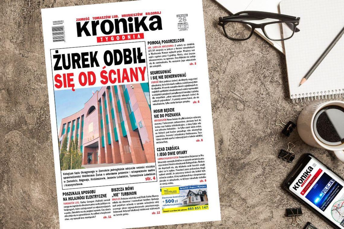 Nowe wydanie "Kroniki Tygodnia" od 26 sierpnia w sprzedaży! Sprawdź, o czym piszemy Najnowszy numer "Kroniki Tygodnia" kupicie już we wtorek 26 sierpnia