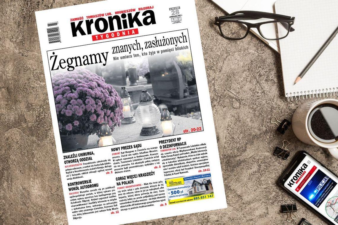 Nowe wydanie "Kroniki Tygodnia" od 28 października w sprzedaży! Sprawdź, o czym piszemy Najnowszy numer "Kroniki Tygodnia" kupicie już we wtorek 28 października.
