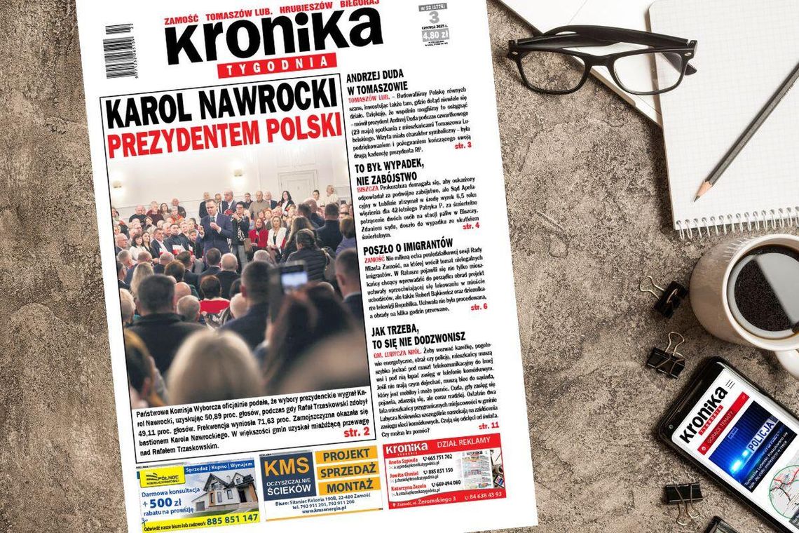 Najnowszy numer "Kroniki Tygodnia" kupicie już we wtorek 3 czerwca.