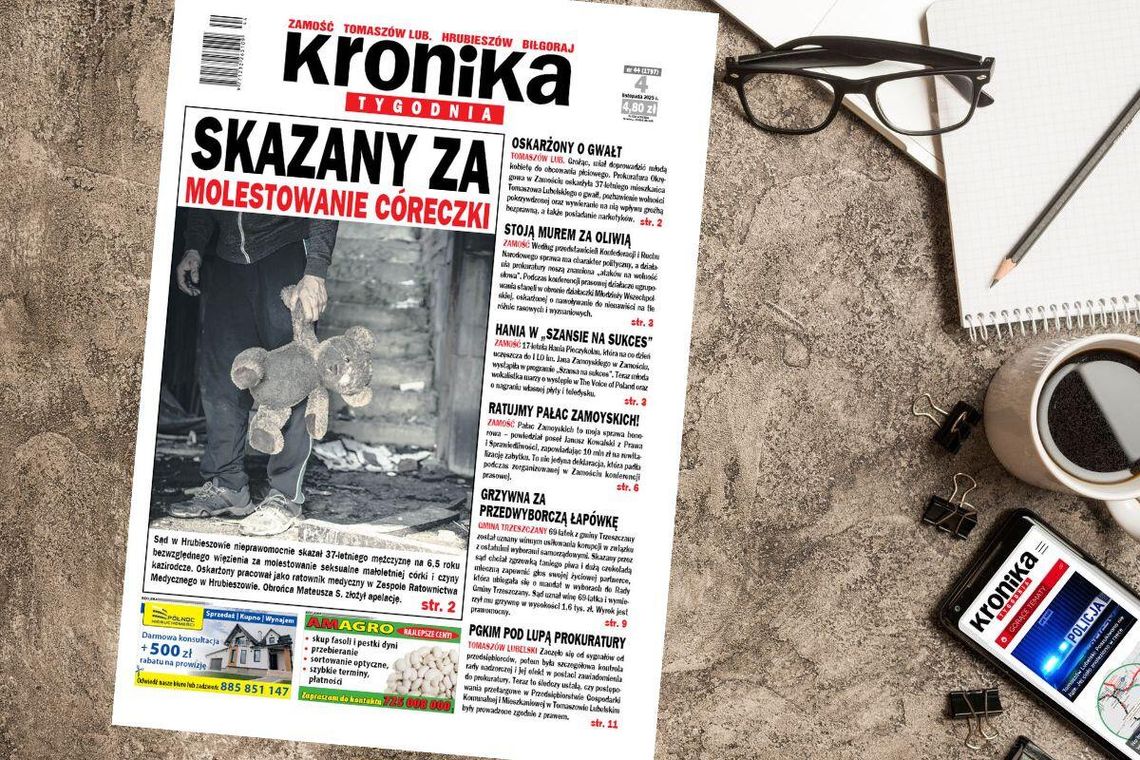 Nowe wydanie "Kroniki Tygodnia" od 4 listopada w sprzedaży! Sprawdź, o czym piszemy Najnowszy numer "Kroniki Tygodnia" kupicie już we wtorek 4 listopada.