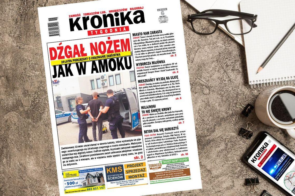 Najnowszy numer "Kroniki Tygodnia" kupicie już we wtorek 6 maja. Szukajcie go w punktach sprzedaży.