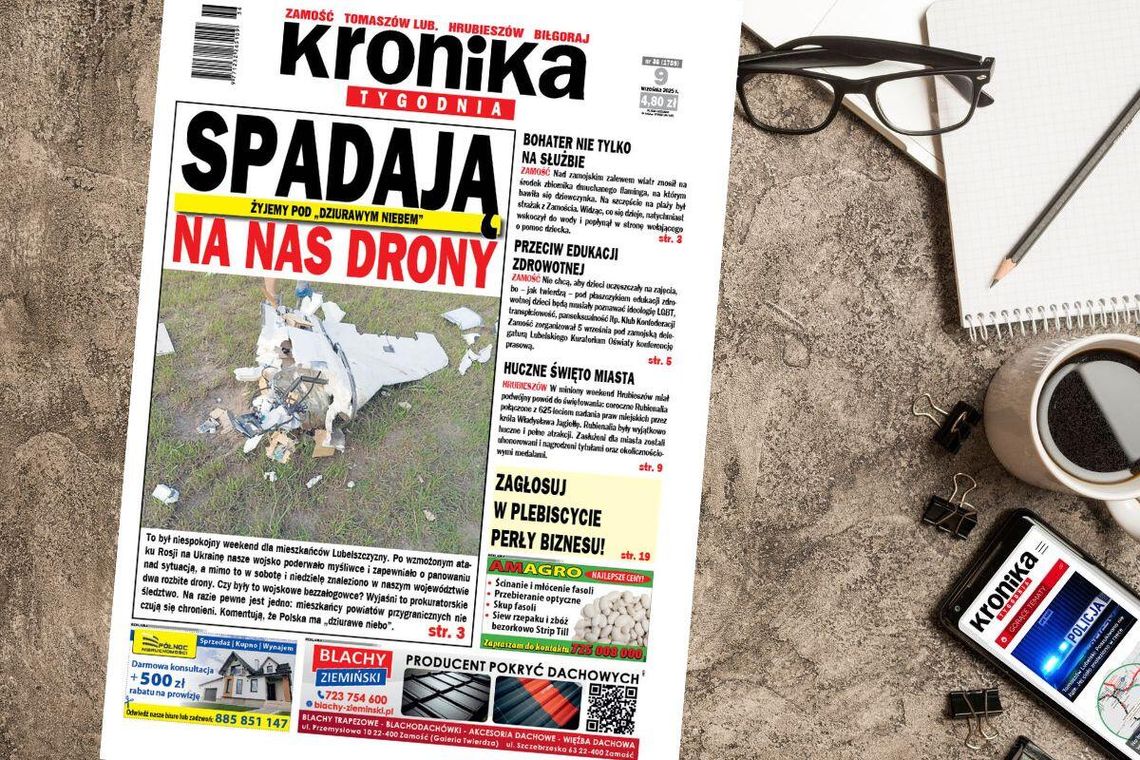 Nowe wydanie "Kroniki Tygodnia" od 9 września w sprzedaży! Sprawdź, o czym piszemy Najnowszy numer "Kroniki Tygodnia" kupicie już we wtorek 9 września.