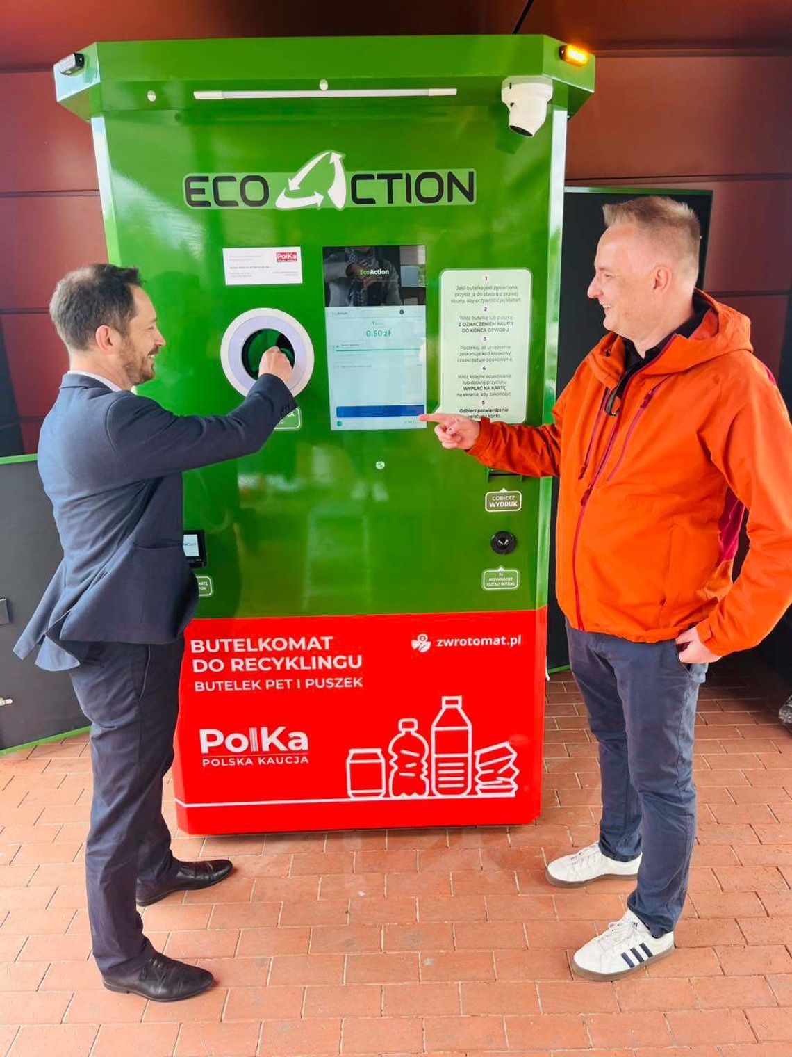 Recyklomat został zamontowany i uruchomiony 16 czerwca. Fot. UM Zamość