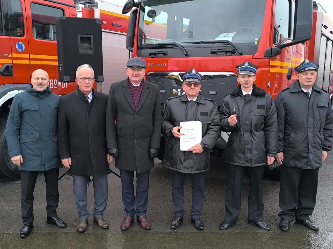 Wśród jednostek, które w Lublinie odebrały nowy sprzęt, znalazła się OSP KSRG Tyszowce.