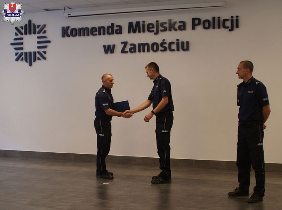 Nowy zastępca miejskiej policji w Zamościu