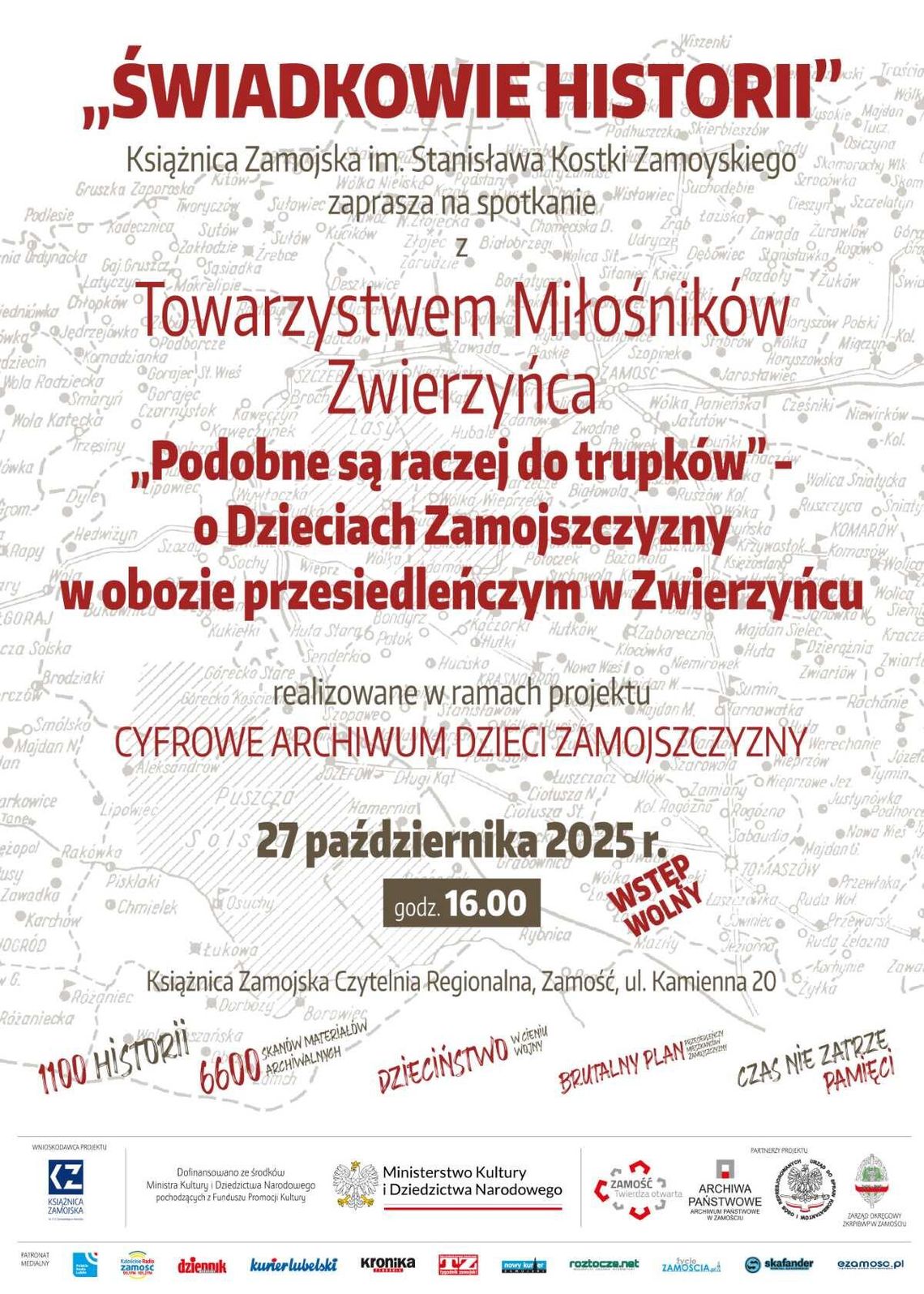 O dzieciach Zamojszczyzny w obozie przesiedleńczym w Zwierzyńcu. „Podobne są raczej do trupków”