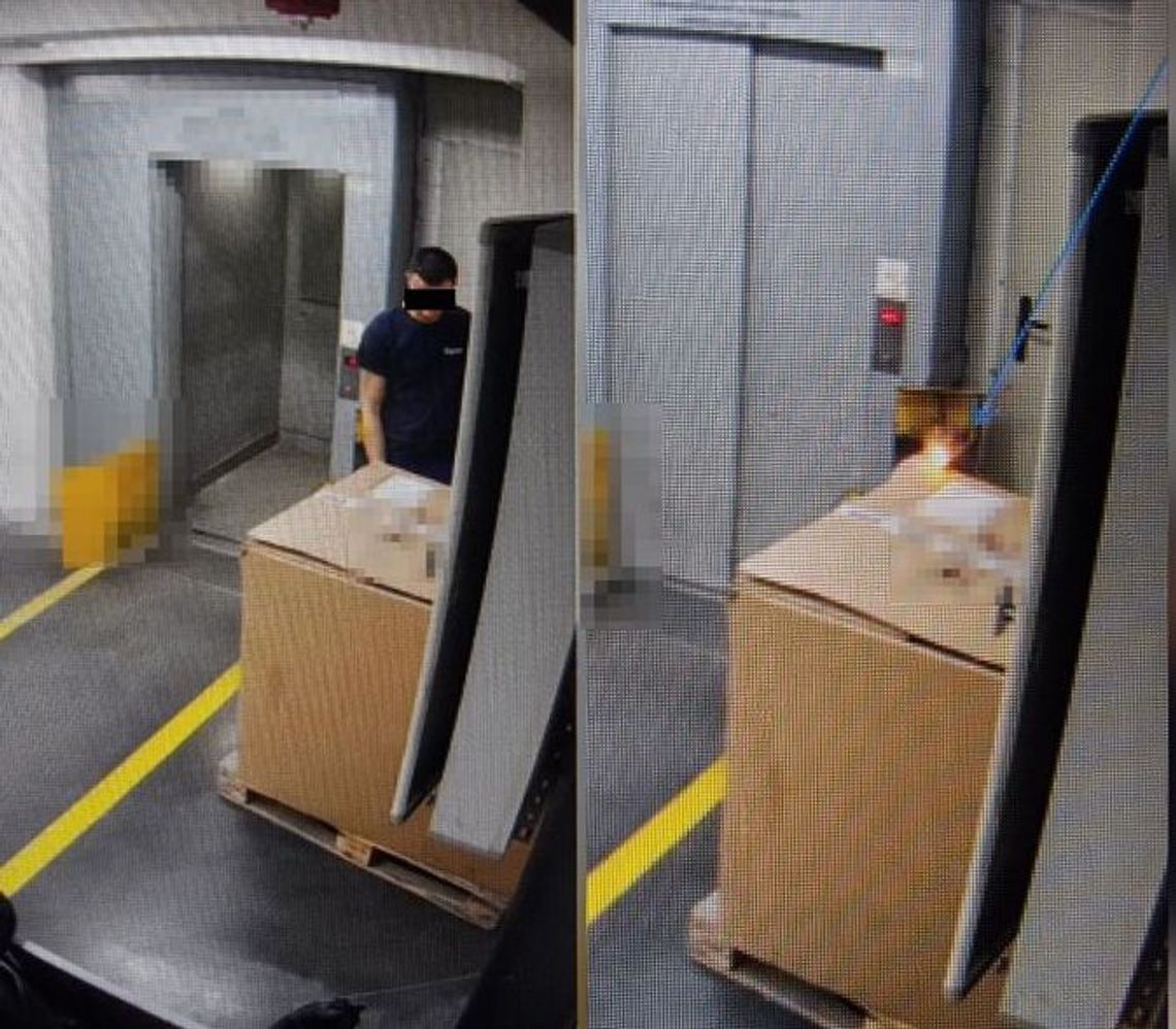 24-latek podpalił karton i poszedł pracować. W środku były materiały łatwopalne.