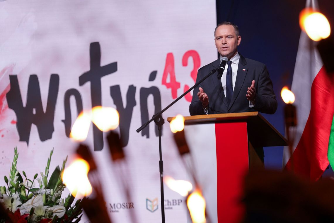 Obchody 82. rocznicy Krwawej Niedzieli na Wołyniu. W Chełmie gościł Karol Nawrocki [ZDJĘCIA+FILMY]