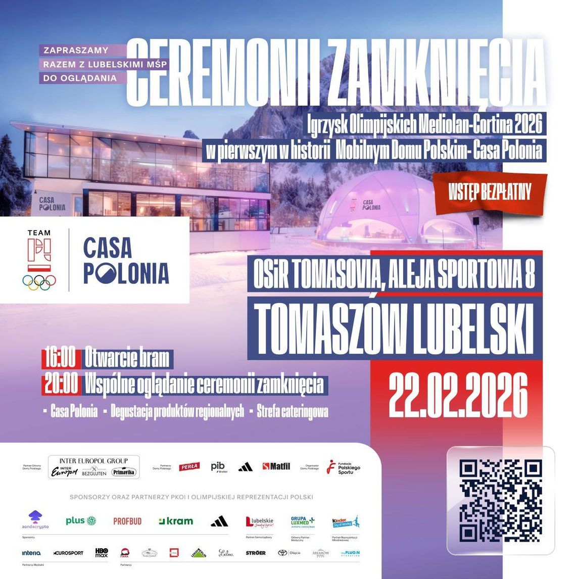 Olimpijski finał w sercu Roztocza! Tomaszów Lubelski zaprasza do Casa Polonia Olimpijski finał w sercu Roztocza! Tomaszów Lubelski zaprasza do Casa Polonia