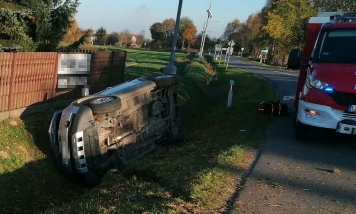 Olszanka: Ciągnik rozpadł się na dwie części