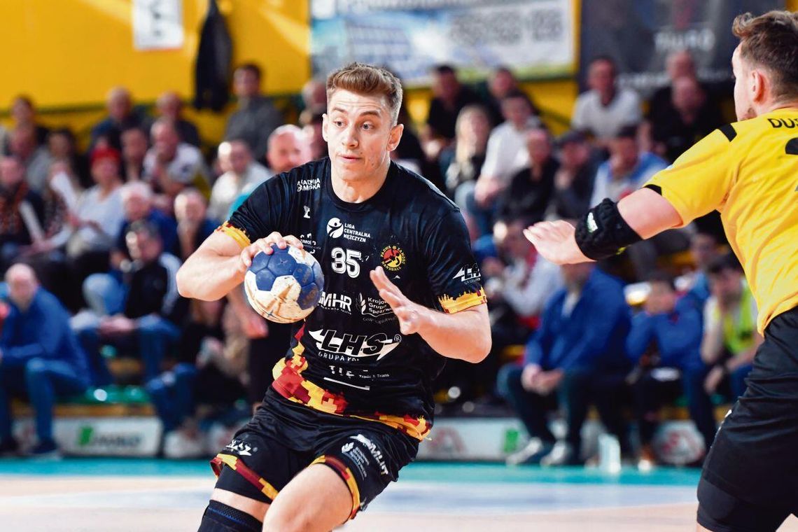 Mecz z Nielbą Wągrowiec Wiktor Kawka zakończył z sześcioma trafieniami.